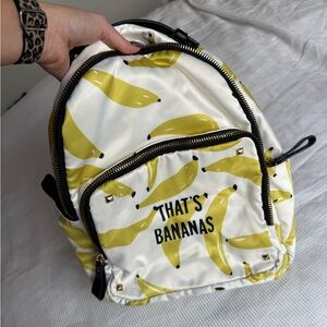 Banana Print Backpack
